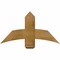 Ekena Millwork Bellingham Rough Sawn Timber Gable Bracket, Western Red Cedar, 36"W x 19"H x 6"D x 6"F, 13/12 Pitch GBW036X19X0606BEL00RWR - alternate 1